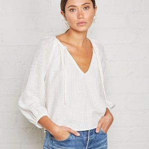 Rachel Pally Gauze Sabrina Top (Sz L)